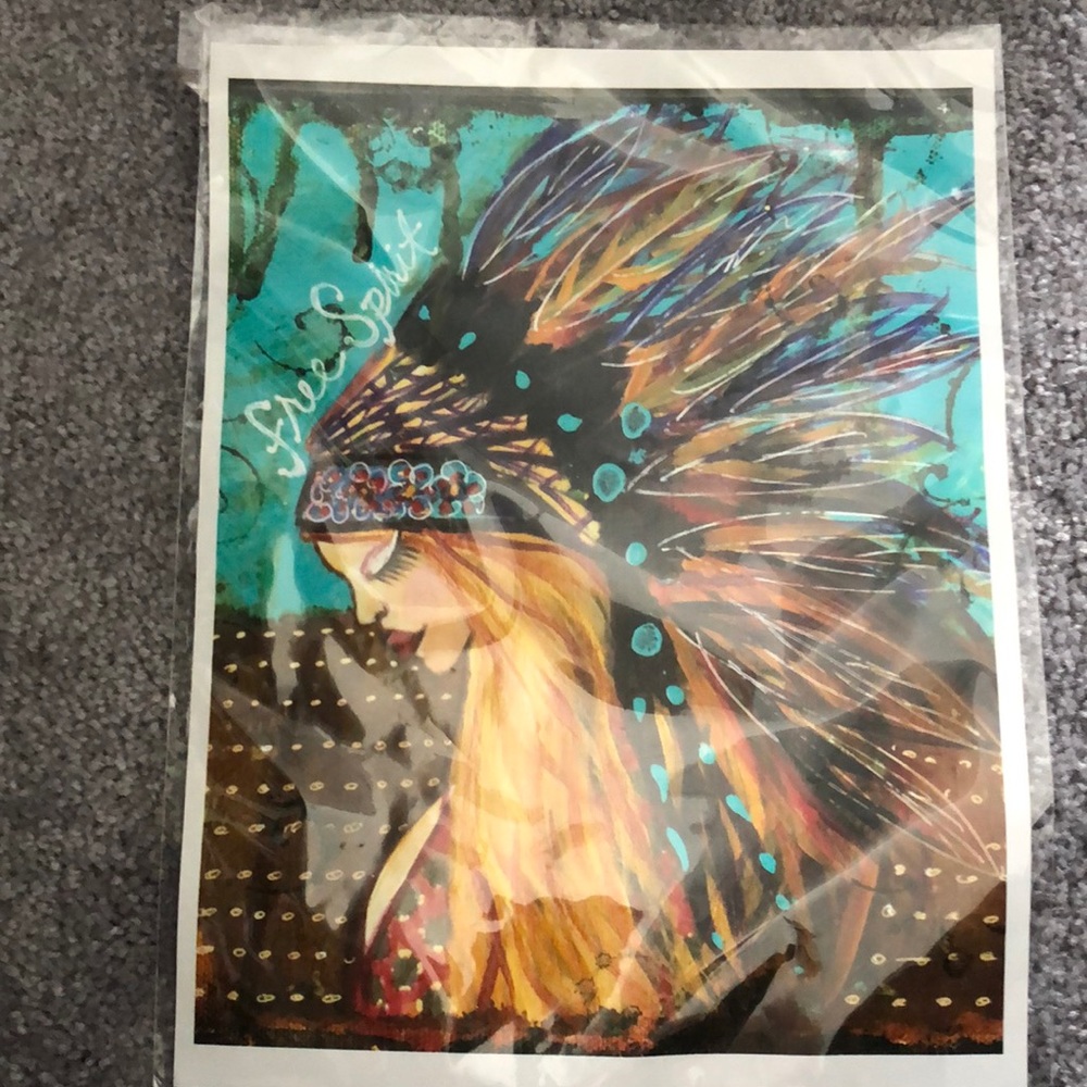 Print still in casing